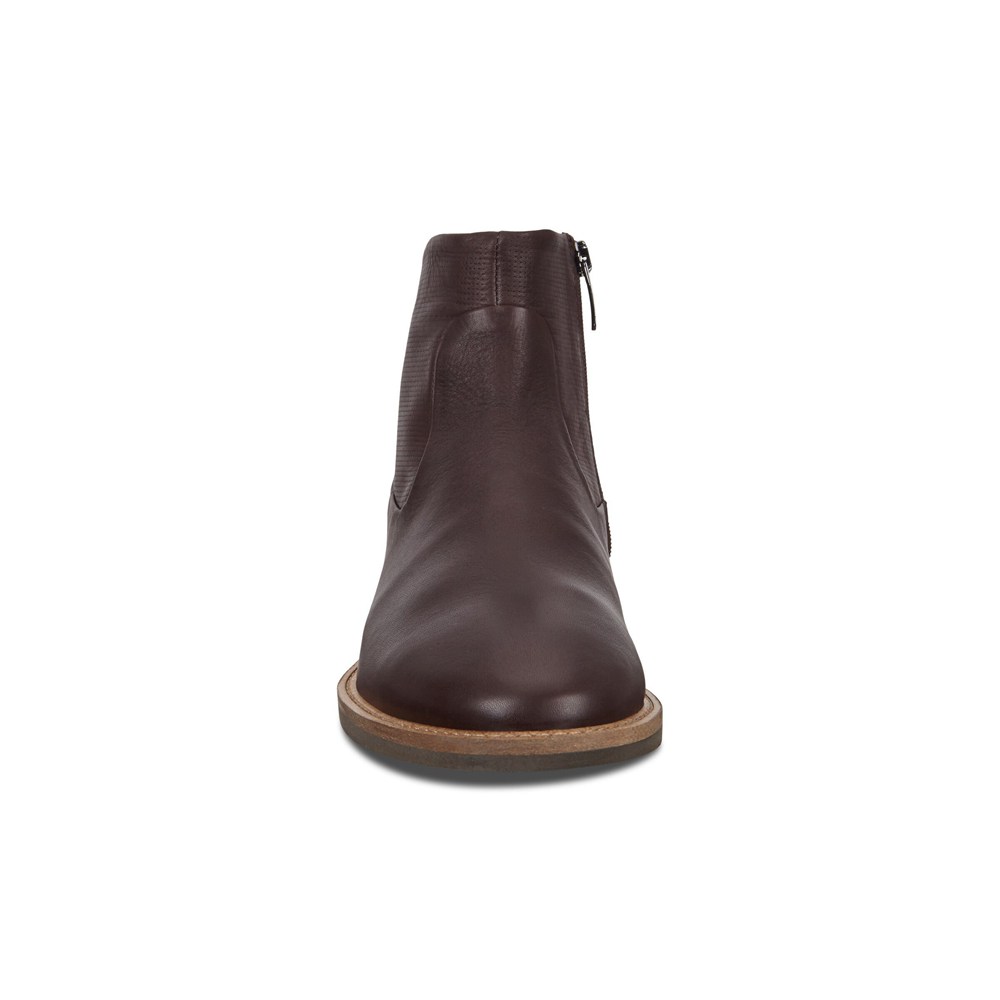 Womens Ankle Boots - ECCO Sartorelle 25S - Brown - 5831PFXIO